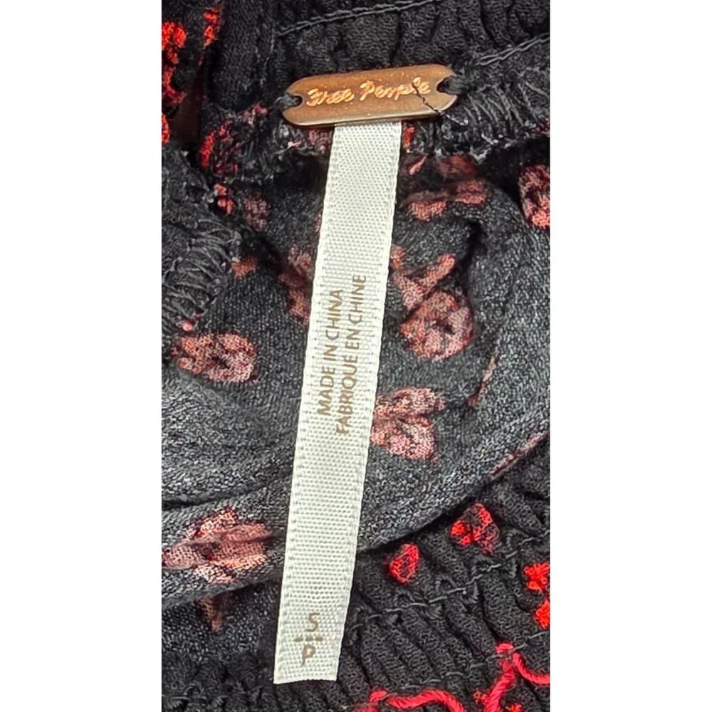 Women's - Free People Flowers In Her Hair Long Sleeve Tunic, Size Small - Picture 6 of 10